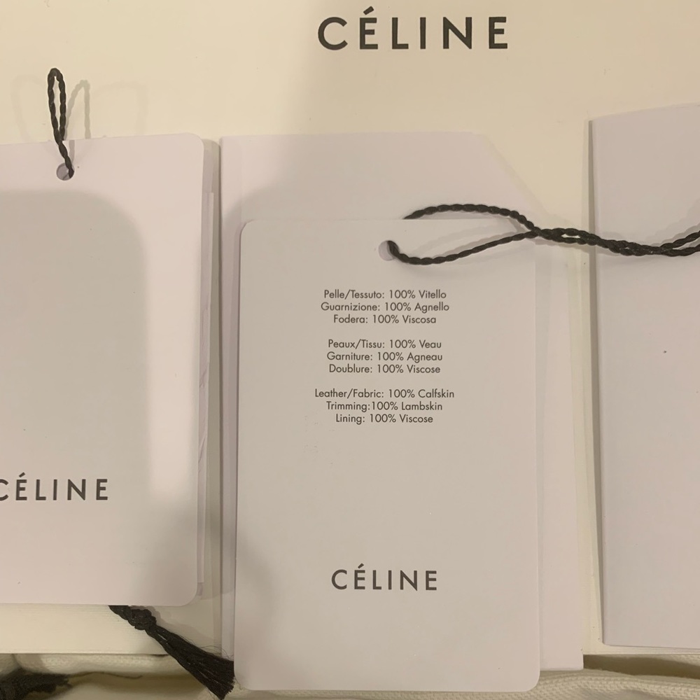 Celine | Large Zipped Multifunction Wallet In Calfskin | Black and Citron - Picture 12 of 16
